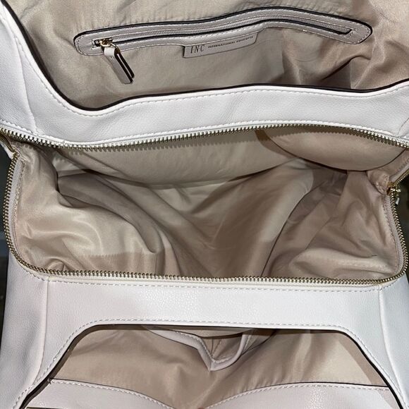 NWT INC International Concepts Tripii Chain Tote Off White/Cream - Picture 8 of 11